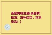 桑葚黄精泡酒(桑葚黄精酒：滋补佳饮，饱享圣品！)