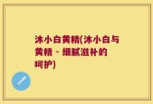 沐小白黄精(沐小白与黄精 - 细腻滋补的呵护)