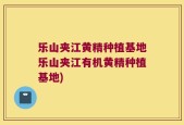 乐山夹江黄精种植基地乐山夹江有机黄精种植基地)