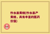 柞水县黄精(柞水县产黄精，具有丰富的医药价值)