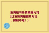生黄精与熟黄精图片对比(生熟黄精图片对比，辨别不难！)