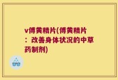 v傅黄精片(傅黄精片：改善身体状况的中草药制剂)
