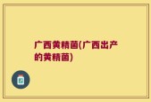广西黄精菌(广西出产的黄精菌)