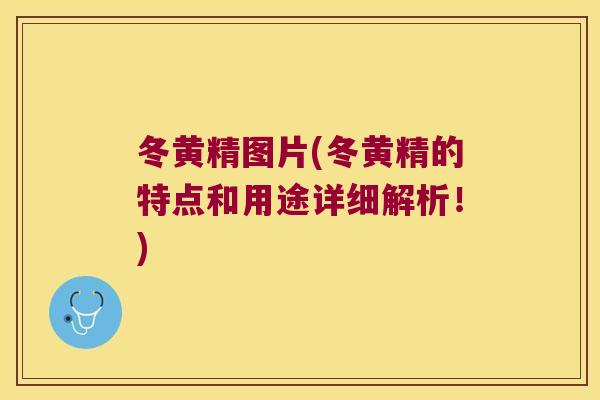 冬黄精图片(冬黄精的特点和用途详细解析!) 冬黄精图片(冬黄精的特点和用途详细解析!)