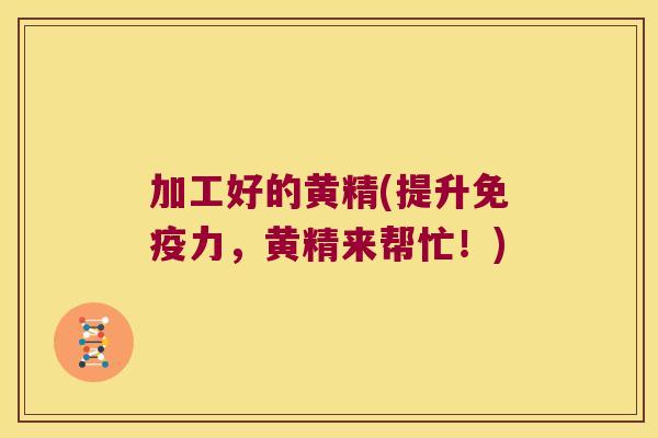 加工好的黄精(提升力,黄精来帮忙!) 加工好的黄精(提升力,黄精来帮忙!)
