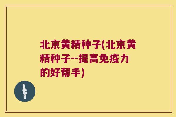 北京黄精种子(北京黄精种子--提高力的好帮手)