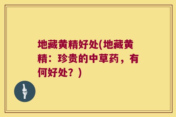 地藏黄精好处(地藏黄精:珍贵的中草药,有何好处?) 地藏黄精好处(地藏黄精:珍贵的中草药,有何好处?)