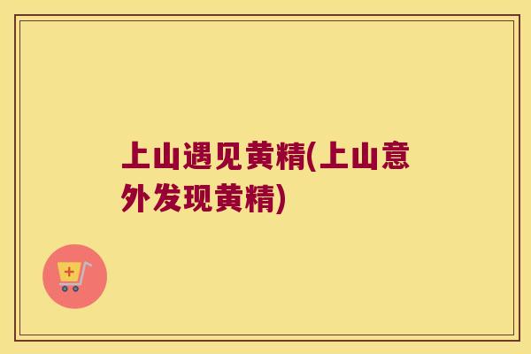 上山遇见黄精(上山意外发现黄精)