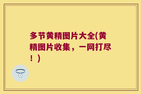 多节黄精图片大全(黄精图片收集，一网打尽！)