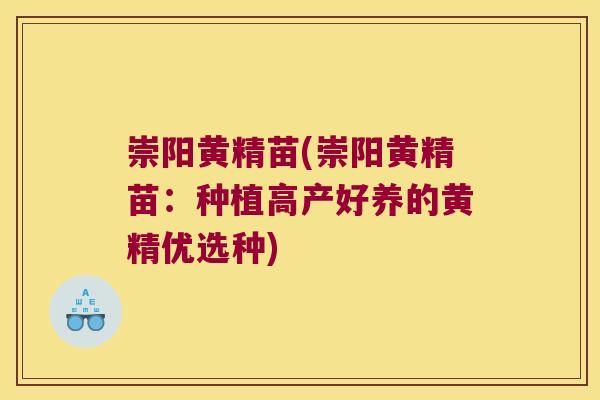 崇阳黄精苗(崇阳黄精苗:种植高产好养的黄精优选种) 崇阳黄精苗(崇阳黄精苗:种植高产好养的黄精优选种)