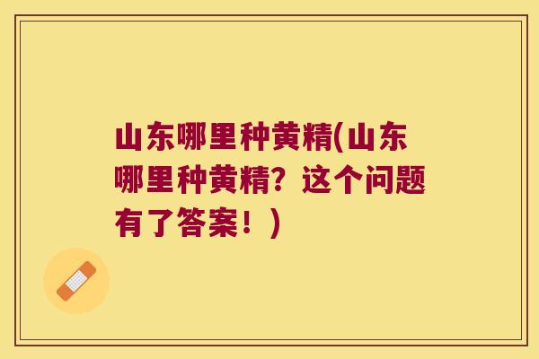 山东哪里种黄精(山东哪里种黄精?这个问题有了答案!) 山东哪里种黄精(山东哪里种黄精?这个问题有了答案!)