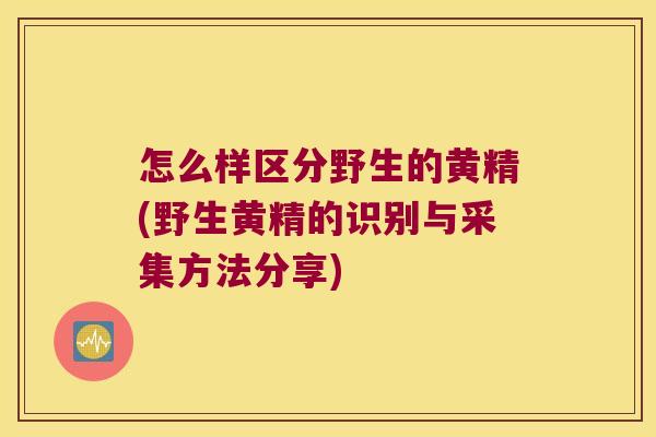 怎么样区分野生的黄精(野生黄精的识别与采集方法分享) 怎么样区分野生的黄精(野生黄精的识别与采集方法分享)