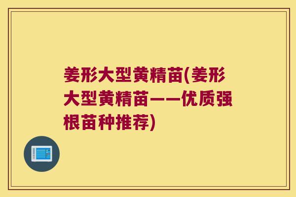 姜形大型黄精苗(姜形大型黄精苗——优质强根苗种推荐) 姜形大型黄精苗(姜形大型黄精苗——优质强根苗种推荐)