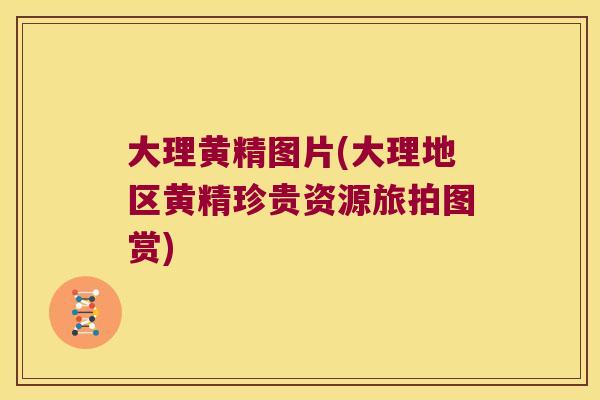 大理黄精图片(大理地区黄精珍贵资源旅拍图赏)