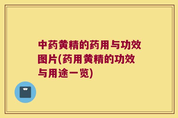 黄精的药用与功效图片(药用黄精的功效与用途一览) 黄精的药用与功效图片(药用黄精的功效与用途一览)