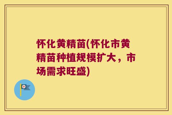怀化黄精苗(怀化市黄精苗种植规模扩大，市场需求旺盛)