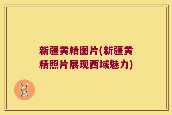 新疆黄精图片(新疆黄精照片展现西域魅力)
