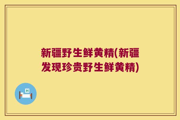 新疆野生鲜黄精(新疆发现珍贵野生鲜黄精) 新疆野生鲜黄精(新疆发现珍贵野生鲜黄精)