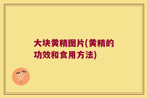 大块黄精图片(黄精的功效和食用方法) 大块黄精图片(黄精的功效和食用方法)