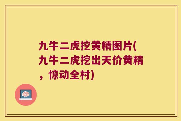 九牛二虎挖黄精图片(九牛二虎挖出天价黄精，惊动全村)
