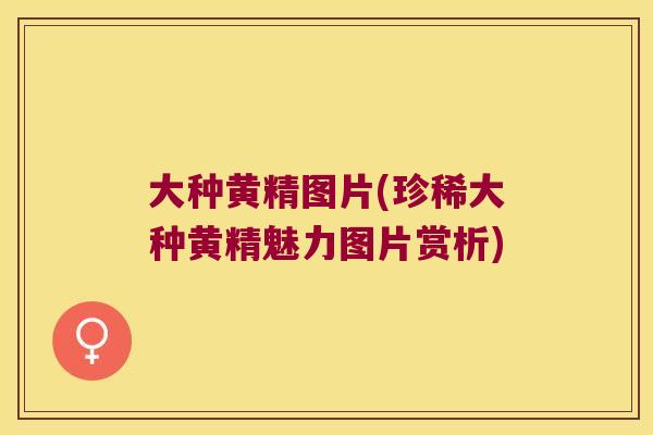 大种黄精图片(珍稀大种黄精魅力图片赏析)