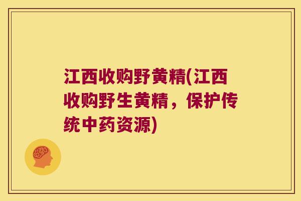 江西收购野黄精(江西收购野生黄精,保护传统资源) 江西收购野黄精(江西收购野生黄精,保护传统资源)