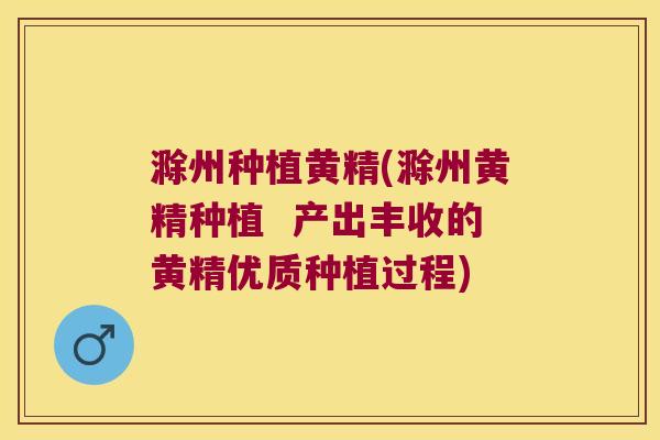 滁州种植黄精(滁州黄精种植 产出丰收的黄精优质种植过程) 滁州种植黄精(滁州黄精种植 产出丰收的黄精优质种植过程)