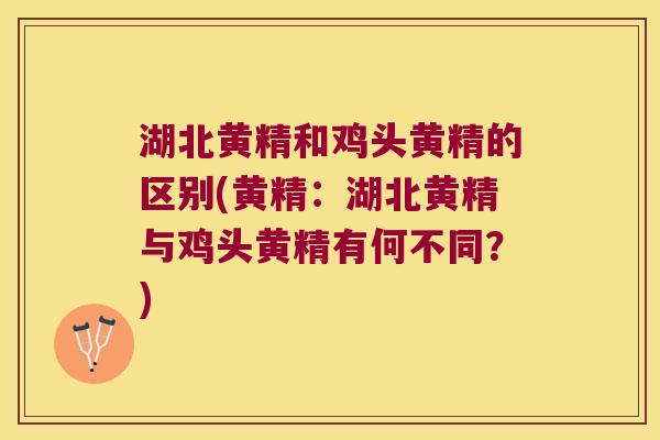 湖北黄精和鸡头黄精的区别(黄精:湖北黄精与鸡头黄精有何不同?) 湖北黄精和鸡头黄精的区别(黄精:湖北黄精与鸡头黄精有何不同?)