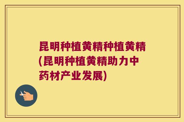 昆明种植黄精种植黄精(昆明种植黄精助力材产业发展) 昆明种植黄精种植黄精(昆明种植黄精助力材产业发展)