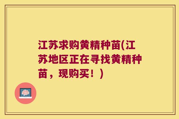 江苏求购黄精种苗(江苏地区正在寻找黄精种苗,现购买!) 江苏求购黄精种苗(江苏地区正在寻找黄精种苗,现购买!)