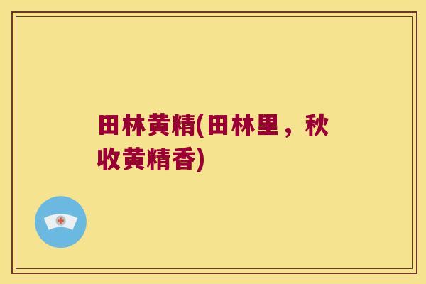 田林黄精(田林里，秋收黄精香)