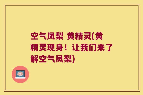 空气凤梨 黄精灵(黄精灵现身!让我们来了解空气凤梨) 空气凤梨 黄精灵(黄精灵现身!让我们来了解空气凤梨)