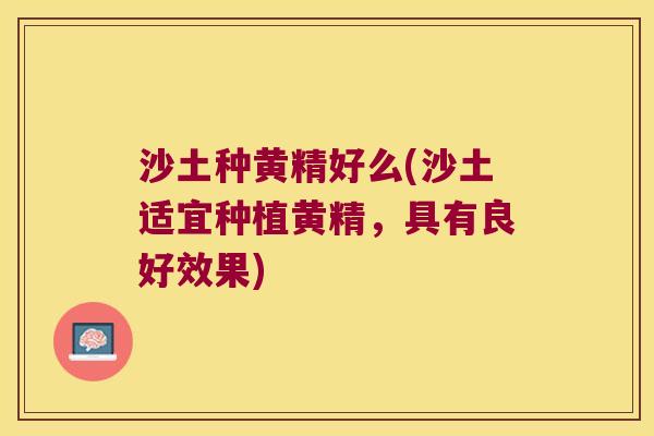 沙土种黄精好么(沙土适宜种植黄精,具有良好效果) 沙土种黄精好么(沙土适宜种植黄精,具有良好效果)