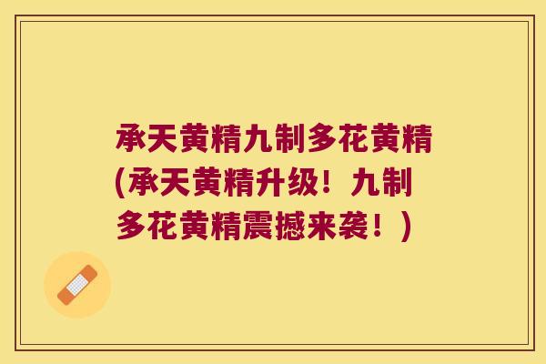 承天黄精九制多花黄精(承天黄精升级!九制多花黄精震撼来袭!) 承天黄精九制多花黄精(承天黄精升级!九制多花黄精震撼来袭!)