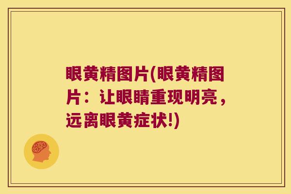 眼黄精图片(眼黄精图片：让眼睛重现明亮，远离眼黄症状!)