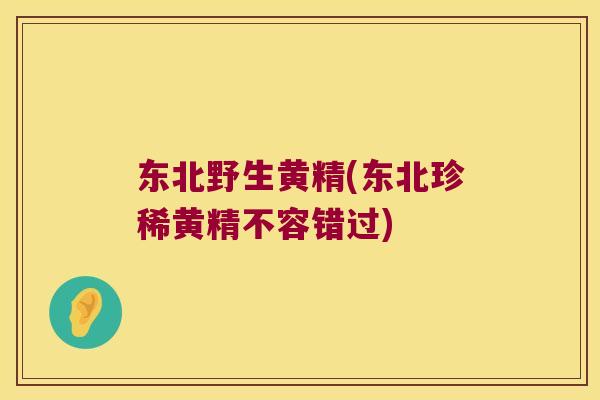 东北野生黄精(东北珍稀黄精不容错过) 东北野生黄精(东北珍稀黄精不容错过)