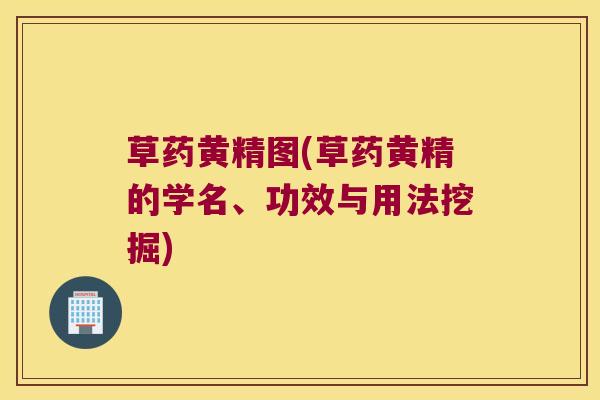草药黄精图(草药黄精的学名、功效与用法挖掘) 草药黄精图(草药黄精的学名、功效与用法挖掘)