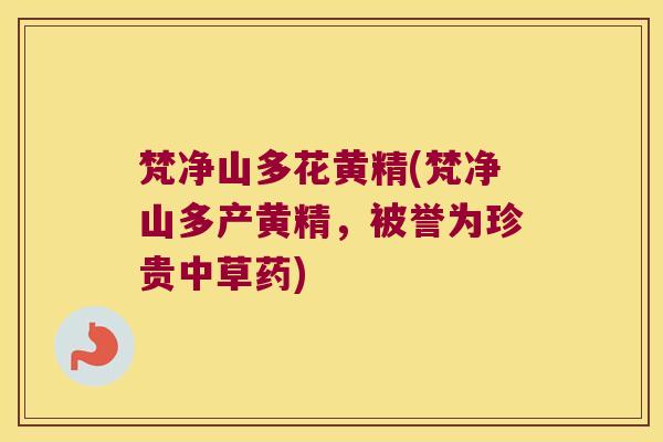 梵净山多花黄精(梵净山多产黄精,被誉为珍贵中草药) 梵净山多花黄精(梵净山多产黄精,被誉为珍贵中草药)