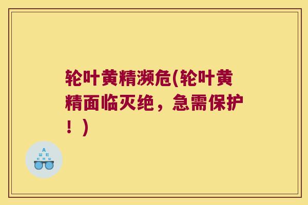 轮叶黄精濒危(轮叶黄精面临灭绝,急需保护!) 轮叶黄精濒危(轮叶黄精面临灭绝,急需保护!)
