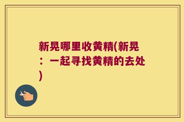 新晃哪里收黄精(新晃：一起寻找黄精的去处)