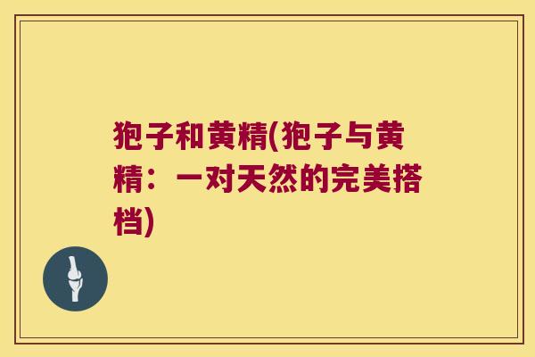 狍子和黄精(狍子与黄精：一对天然的完美搭档)