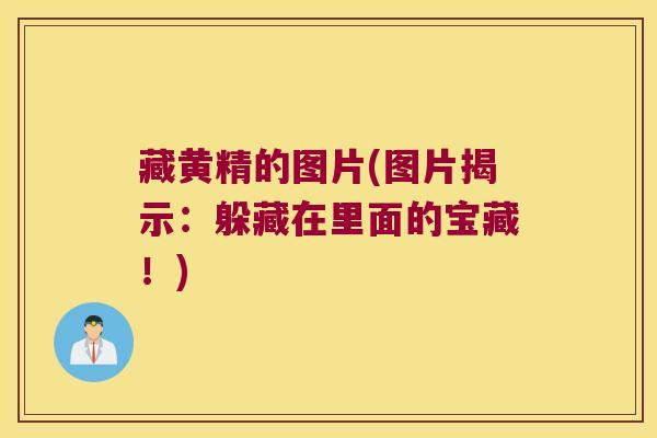 藏黄精的图片(图片揭示:躲藏在里面的宝藏!) 藏黄精的图片(图片揭示:躲藏在里面的宝藏!)