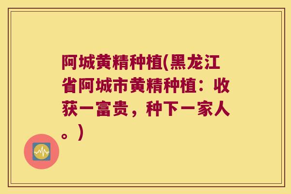 阿城黄精种植(黑龙江省阿城市黄精种植:收获一富贵,种下一家人。) 阿城黄精种植(黑龙江省阿城市黄精种植:收获一富贵,种下一家人。)