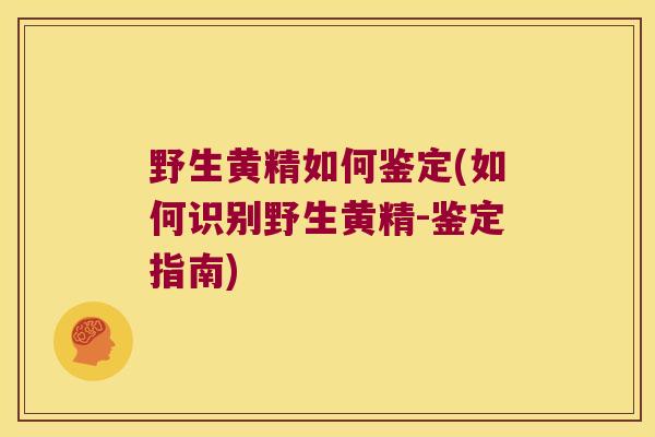 野生黄精如何鉴定(如何识别野生黄精-鉴定指南)